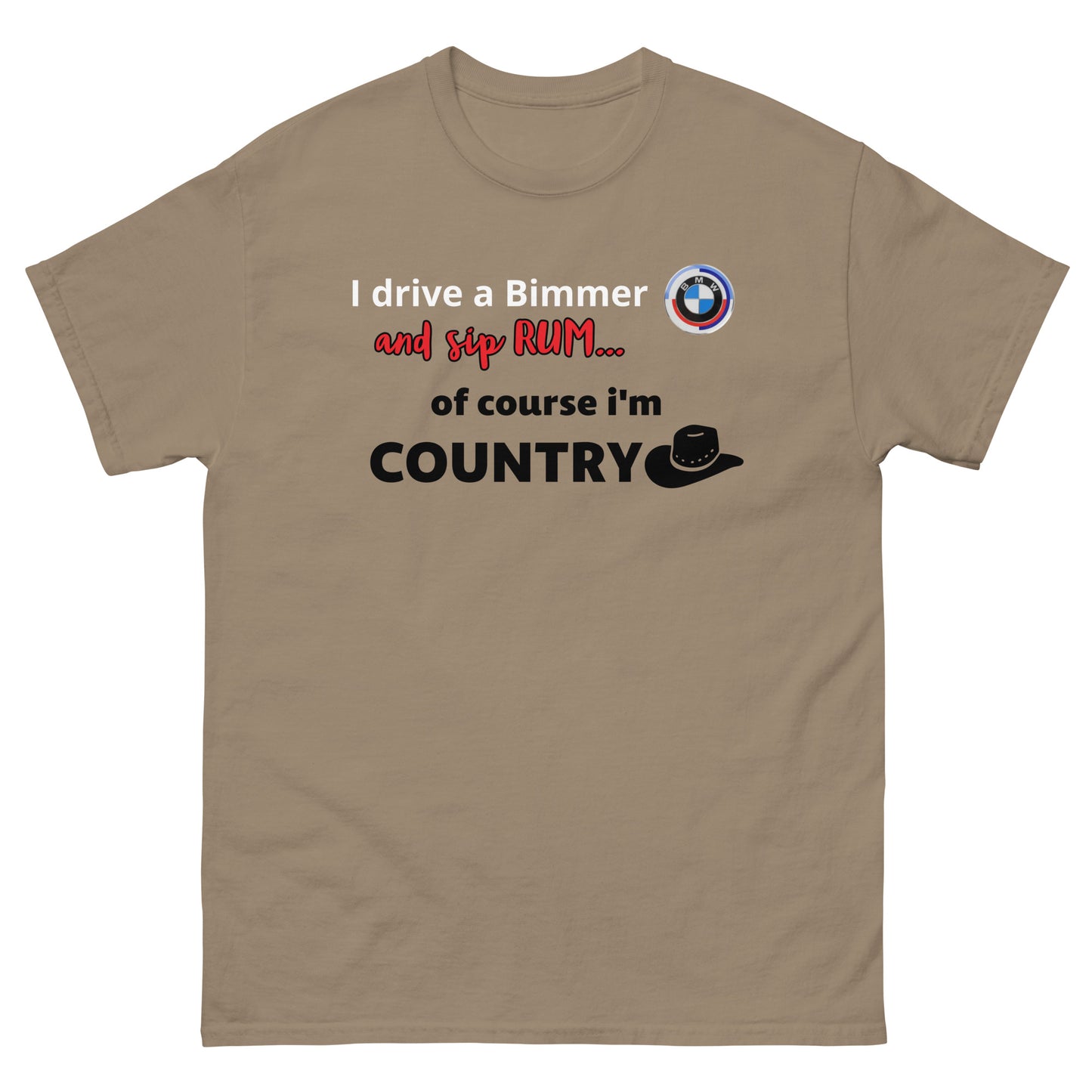 RUM/ALCOHOL THEMED - Cool Bimmer - BMW Men's Graphic Tee Shirt/T-Shirt