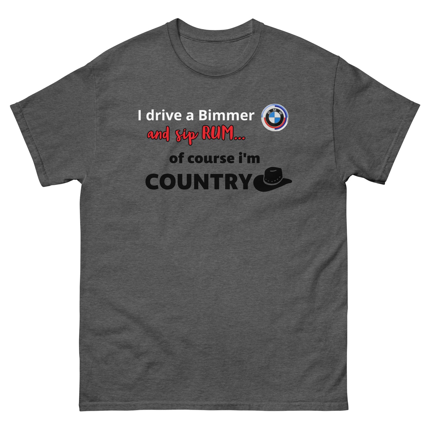 RUM/ALCOHOL THEMED - Cool Bimmer - BMW Men's Graphic Tee Shirt/T-Shirt