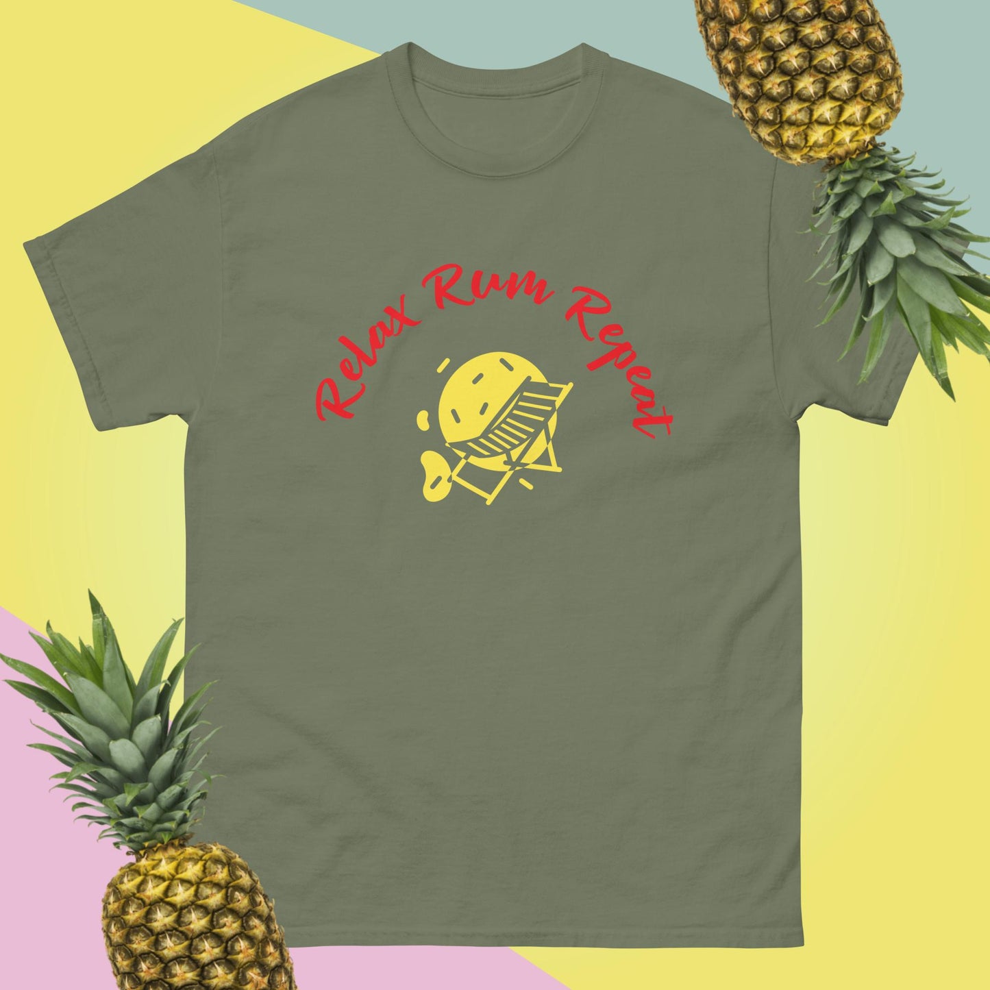 RUM/ALCOHOL THEMED - Some R&R...&R Men's Classic Tee Shirt/T-Shirt