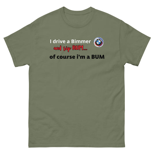 RUM/ALCOHOL THEMED - Cool Bimmer - BMW Men's Graphic Tee Shirt/T-Shirt