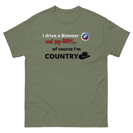 RUM/ALCOHOL THEMED - Cool Bimmer - BMW Men's Graphic Tee Shirt/T-Shirt