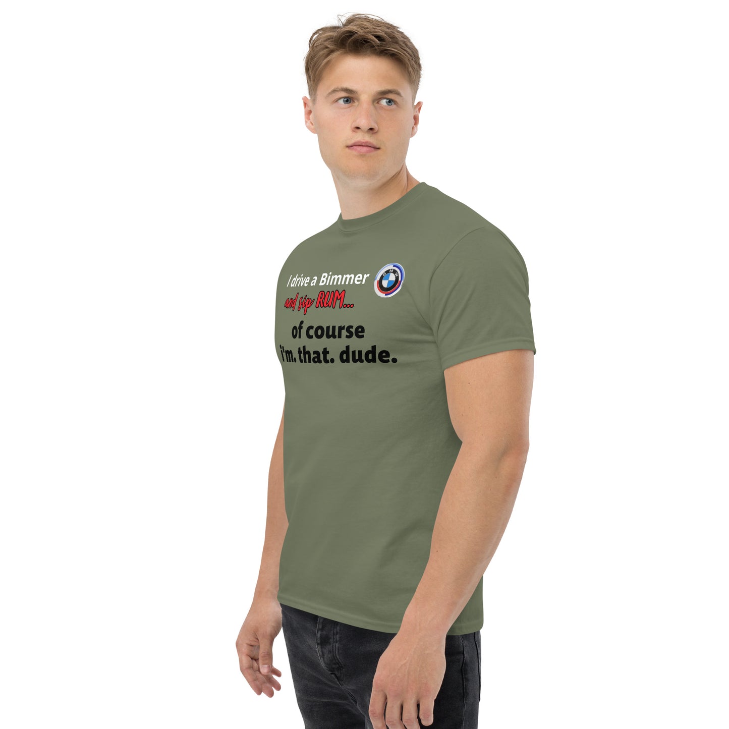 RUM/ALCOHOL THEMED - Cool Bimmer - BMW Men's Graphic Tee Shirt/T-Shirt