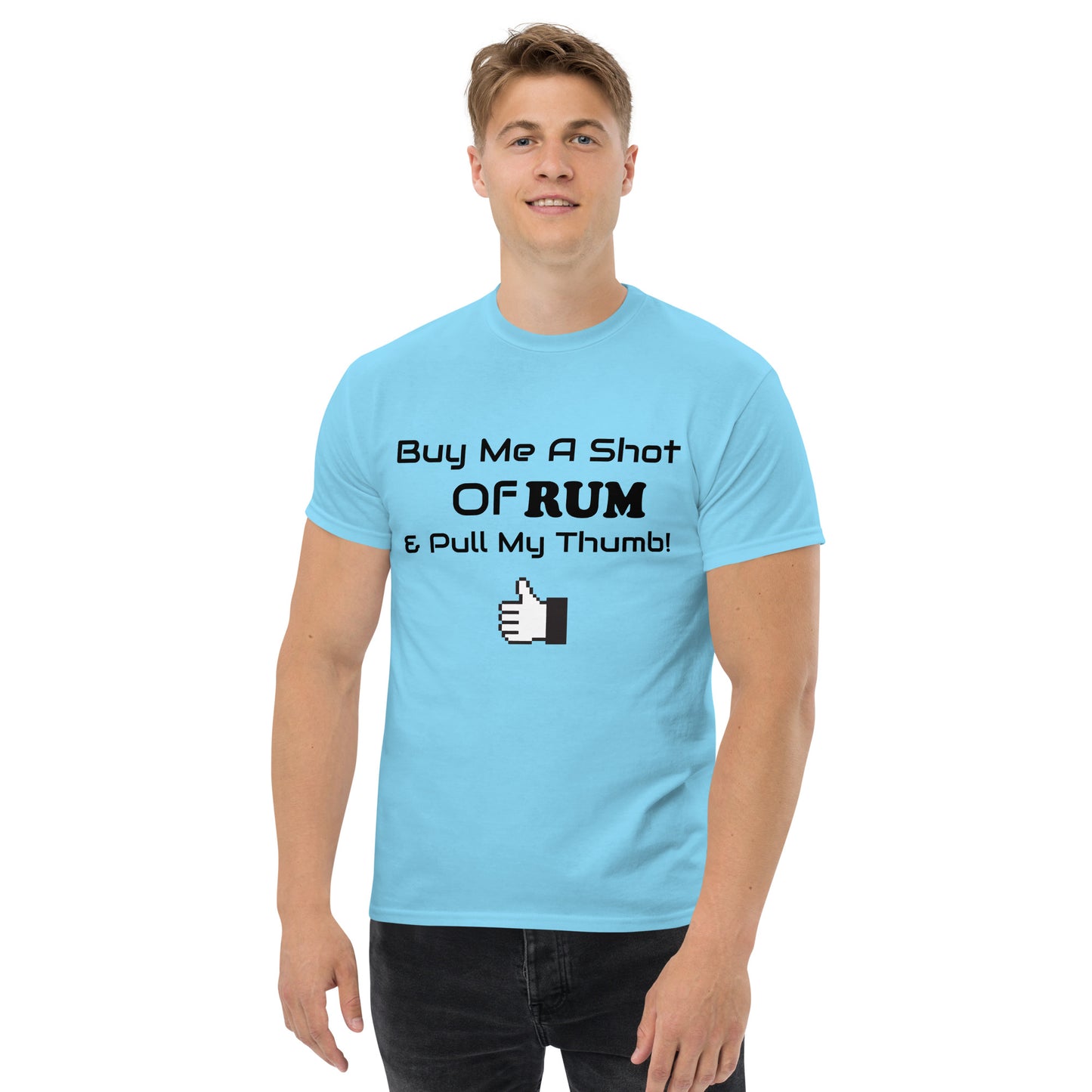 RUM/ALCOHOL THEMED - LOL! Fun Men's Classic Tee Shirt/T-Shirt