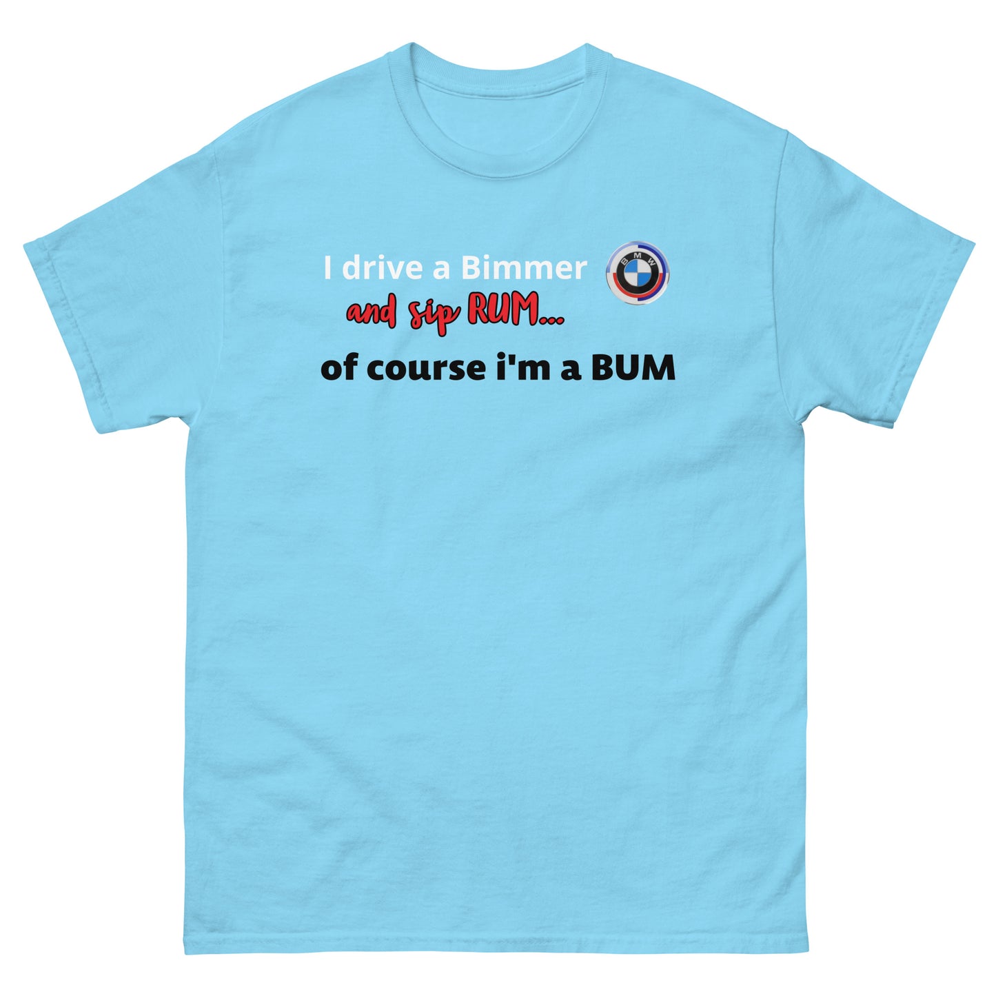 RUM/ALCOHOL THEMED - Cool Bimmer - BMW Men's Graphic Tee Shirt/T-Shirt