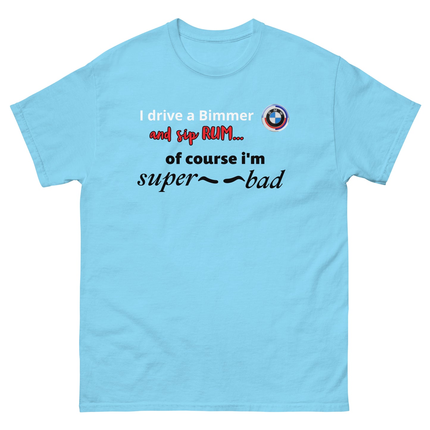 RUM/ALCOHOL THEMED - Cool Bimmer - BMW Men's Graphic Tee Shirt/T-Shirt