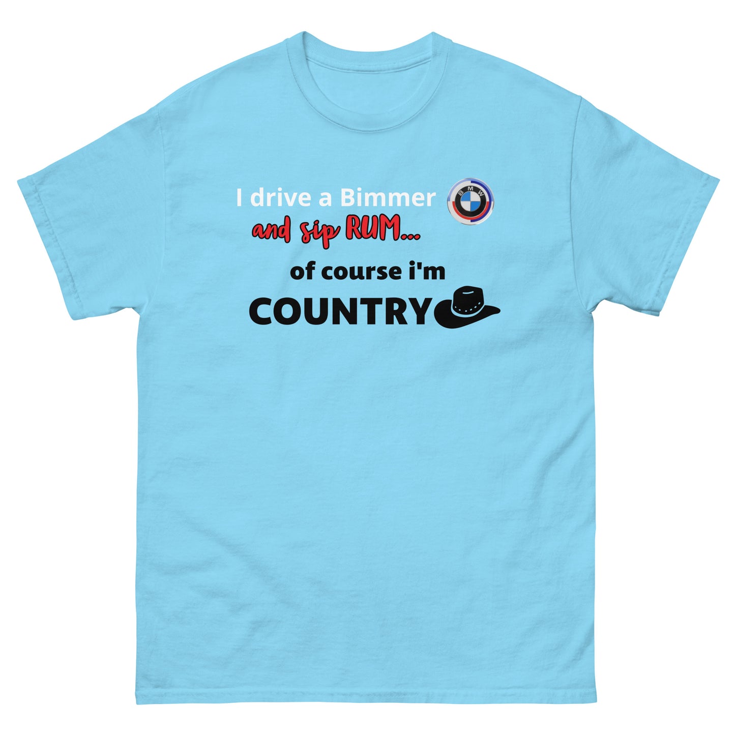 RUM/ALCOHOL THEMED - Cool Bimmer - BMW Men's Graphic Tee Shirt/T-Shirt