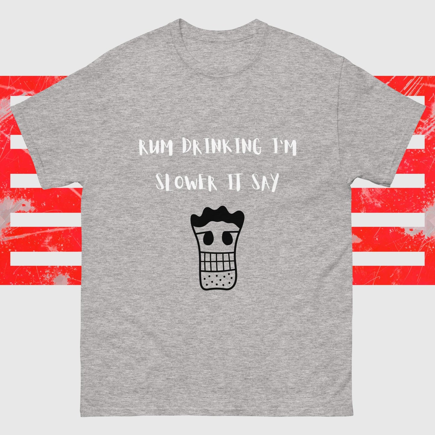 RUM/ALCOHOL THEMED - LOL! Fun Men's Classic Tee Shirt/T-Shirt