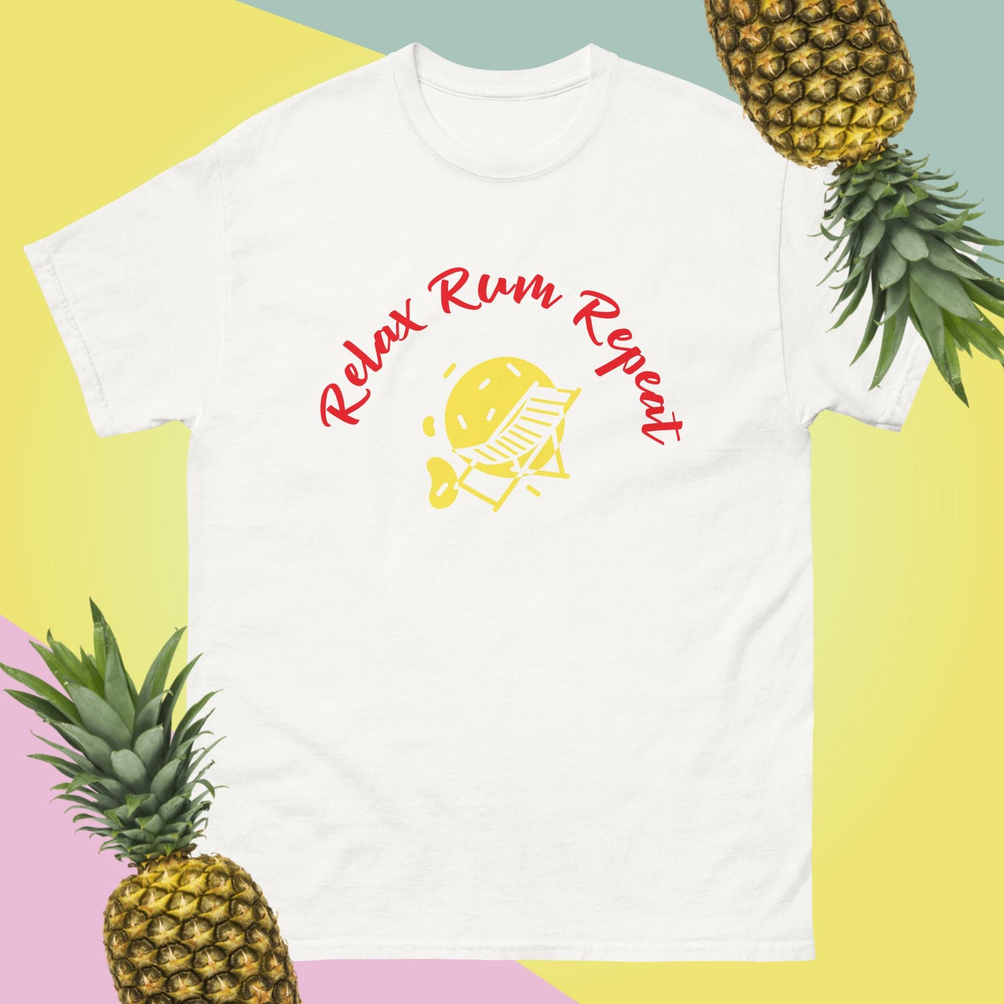 RUM/ALCOHOL THEMED - Some R&R...&R Men's Classic Tee Shirt/T-Shirt