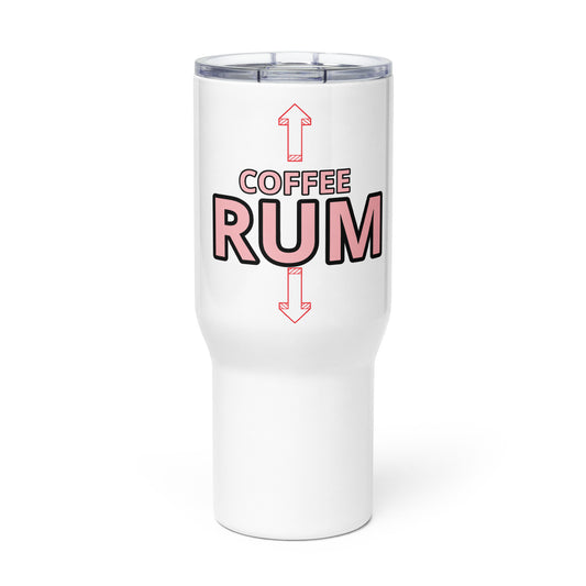 RUM/ALCOHOL THEMED - Travel mug with handle