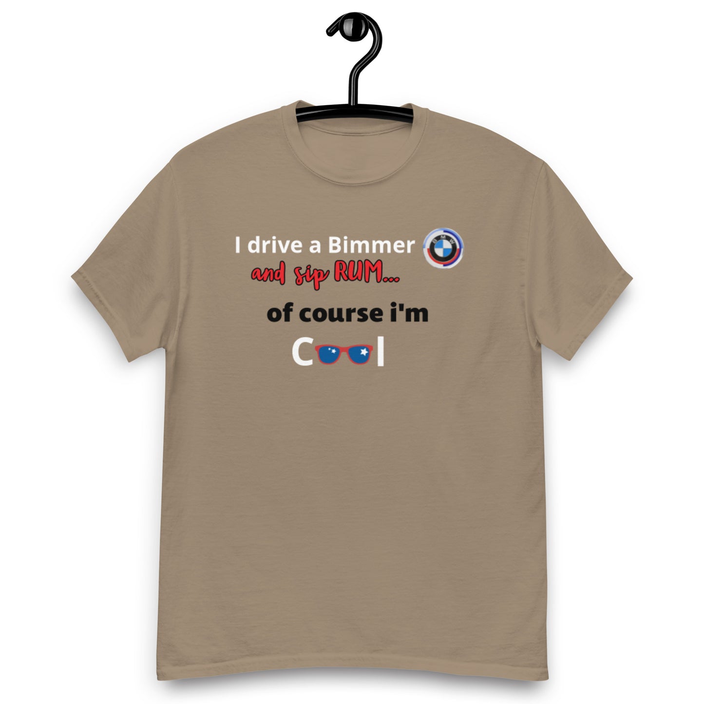 RUM/ALCOHOL THEMED - Cool Bimmer - BMW Men's Graphic Tee Shirt/T-Shirt