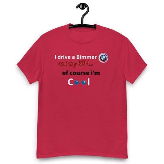 RUM/ALCOHOL THEMED - Cool Bimmer - BMW Men's Graphic Tee Shirt/T-Shirt