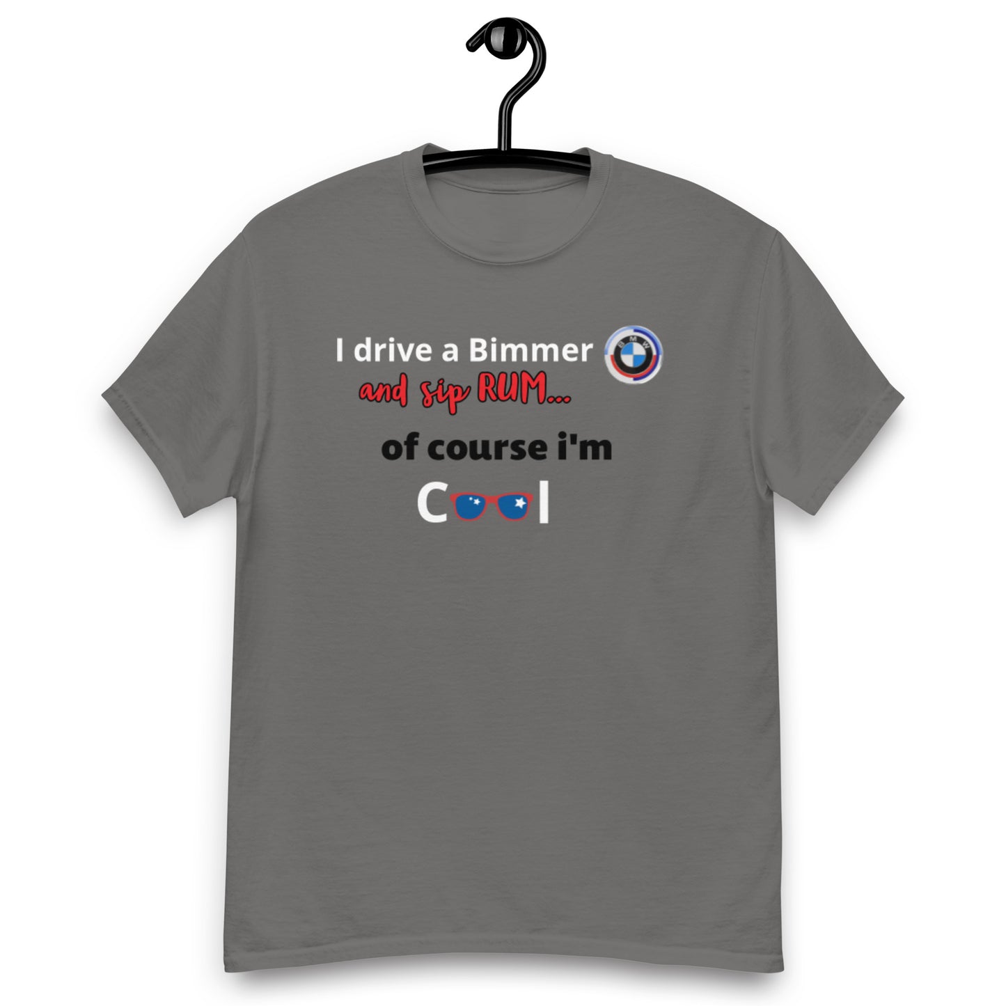 RUM/ALCOHOL THEMED - Cool Bimmer - BMW Men's Graphic Tee Shirt/T-Shirt