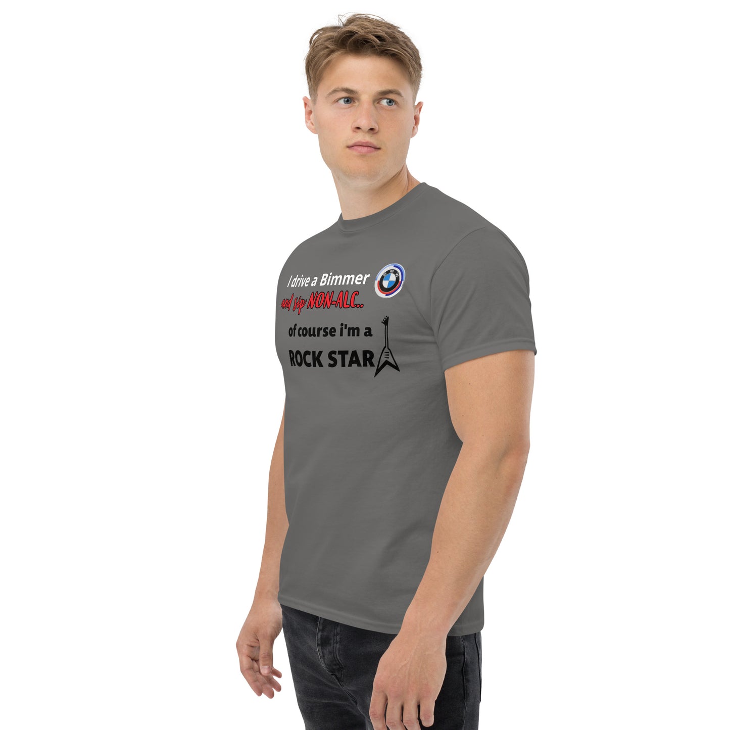 RUM/ALCOHOL THEMED - Cool Bimmer - BMW Men's Graphic Tee Shirt/T-Shirt