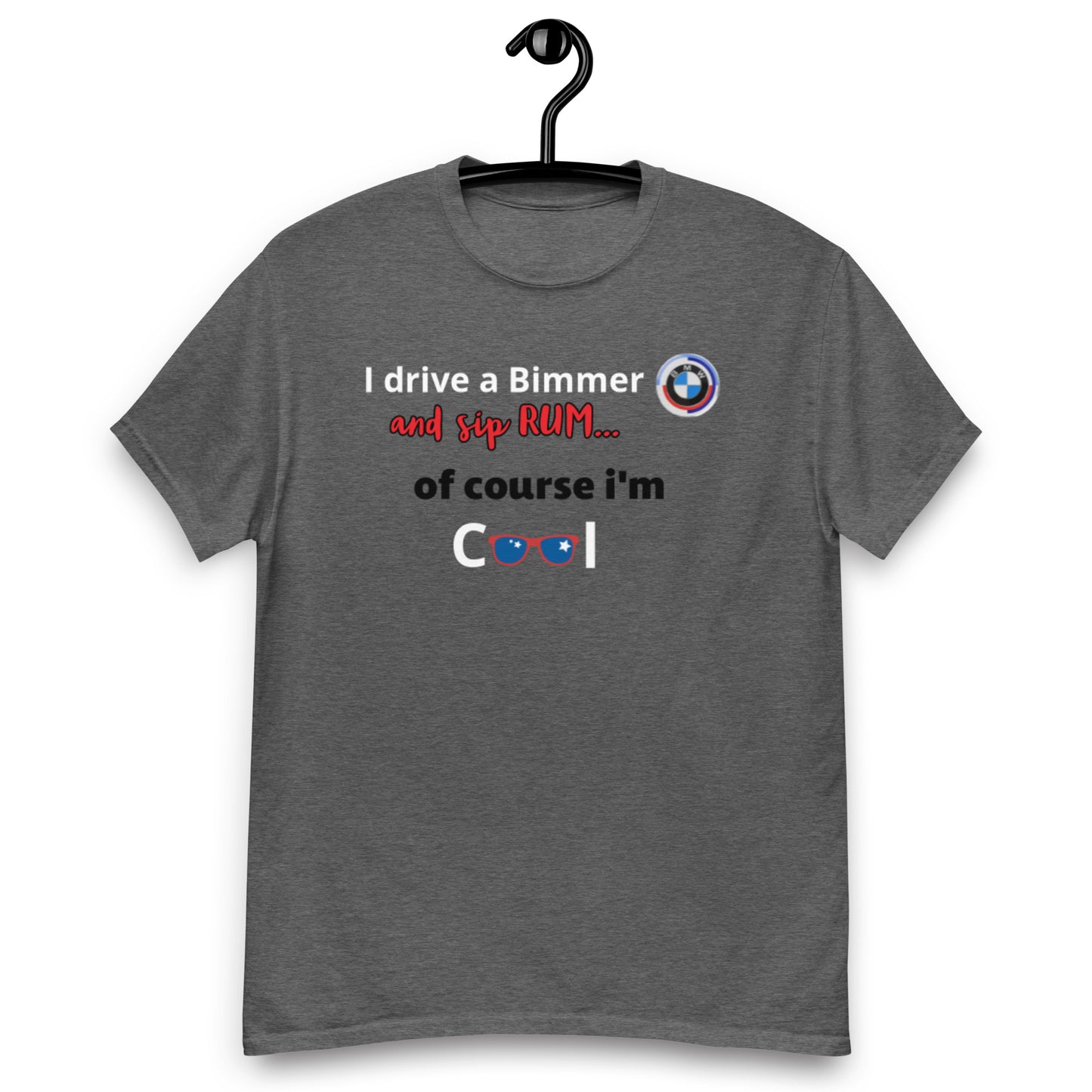 RUM/ALCOHOL THEMED - Cool Bimmer - BMW Men's Graphic Tee Shirt/T-Shirt