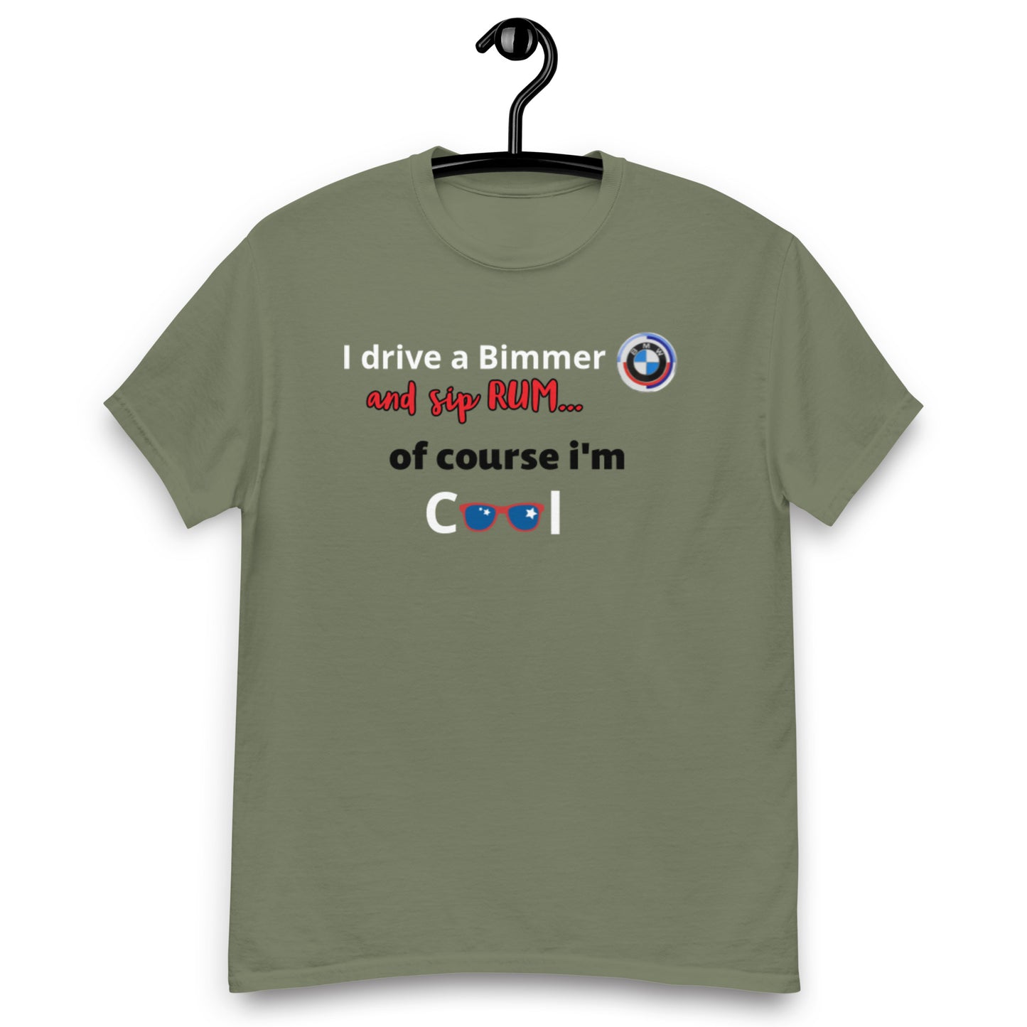 RUM/ALCOHOL THEMED - Cool Bimmer - BMW Men's Graphic Tee Shirt/T-Shirt