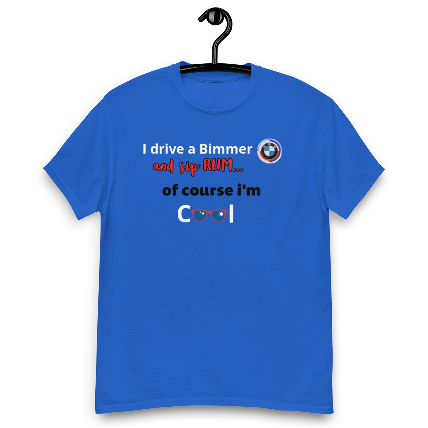 RUM/ALCOHOL THEMED - Cool Bimmer - BMW Men's Graphic Tee Shirt/T-Shirt